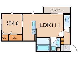 キャトルセゾンの物件間取画像